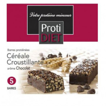 Protidiet Barres Céréale Chocolat 5 barres