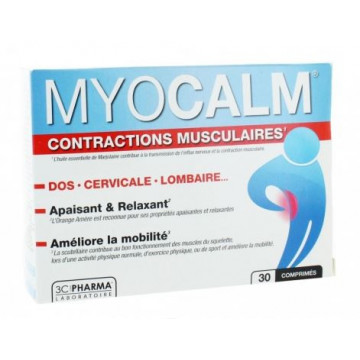 3C Pharma Myocalm Contractions Musculaires 30 comprimés