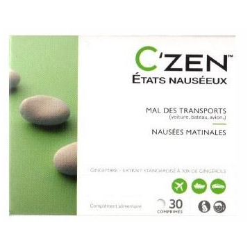 C'Zen Etats Nauséeux 30 comprimés