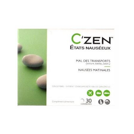 C'Zen Etats Nauséeux 30 comprimés