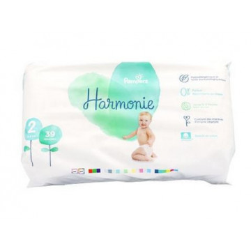 Pampers Harmonie Taille 2 4-8kg 39 couches