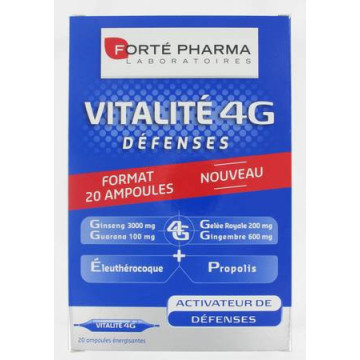 Forté Pharma Vitalité 4G Défenses 20 ampoules