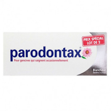 Parodontax Blancheur Dentifrice au Fluor - lot de 2 tubes 75ml