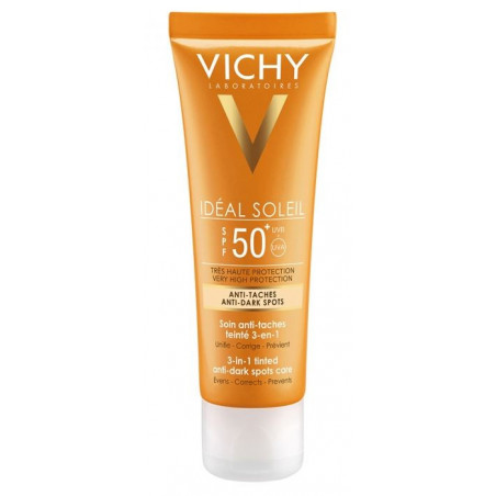 Vichy Ideal Soleil Anti Tâches Teinté 3 en 1 SPF50+ 50ml