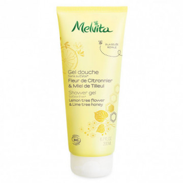 Melvita Gel Douche Citron et Miel de Tilleul BIO 200ml