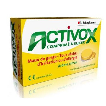 Arkopharma Activox Pastilles Gorge Citron 24 pastilles