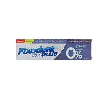 Fixodent Pro Plus 0% Crème Adhésive 40g