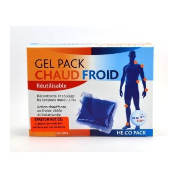 Hecostop Pack Chaud Froid Réutilisable 10x10