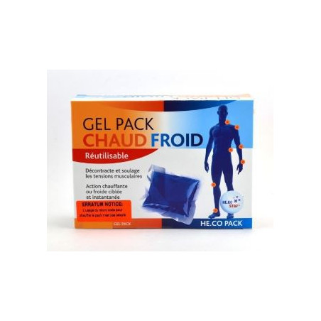 Hecostop Pack Chaud Froid Réutilisable 10x10