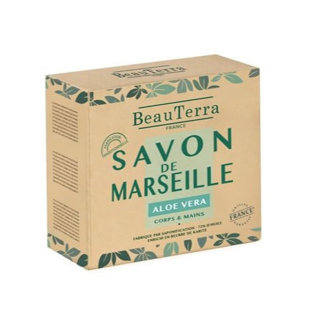 BeauTerra Savon de Marseille Aloe Vera 100g