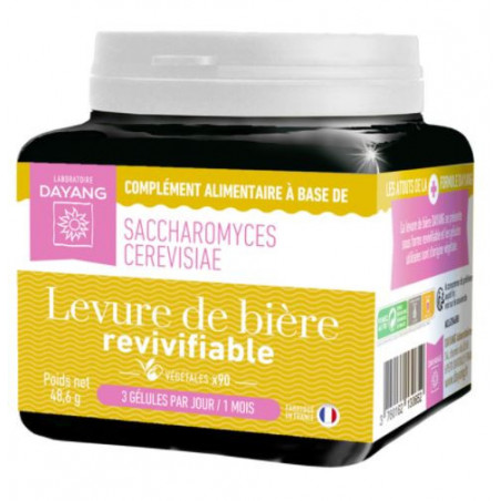 Dayang Levure de bière revivifiable 90 gélules