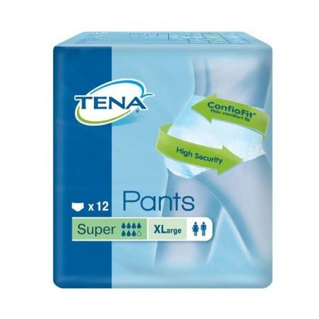 Tena Pants Super XL 12 pièces