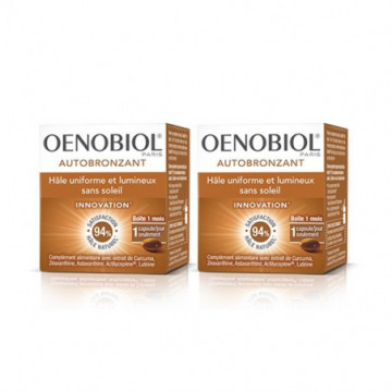 Oenobiol Autobronzant lot 2 x 30 capsules