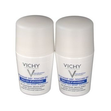 Vichy Déodorant 24H Sans Sels d'Aluminium 2x50ml