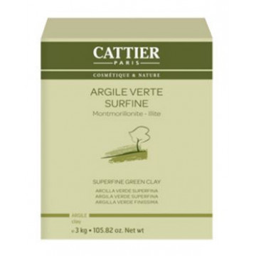 Cattier Argile Verte Surfine BIO 1Kg