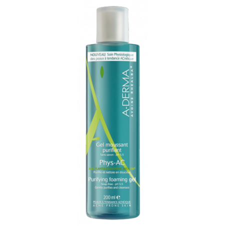 A-Derma Phys-AC Gel Moussant Purifiant 200ml