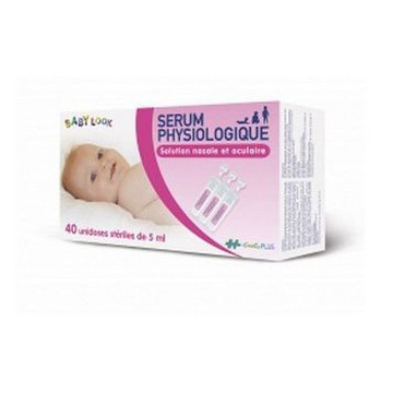 Sérum Physiologique Babylook 40 unidoses de 5ml