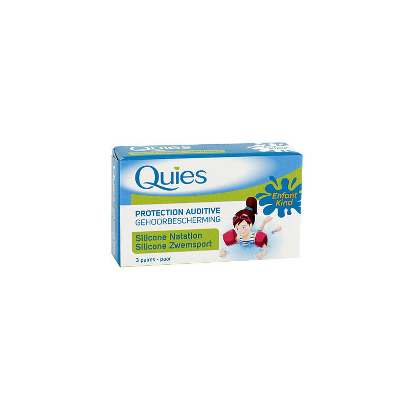 Bouchons oreilles natation 3 paires - Quies