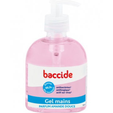 Baccide Gel Mains sans Rinçage Rose 300ml