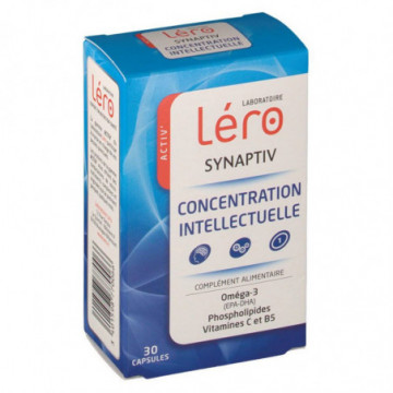 Léro Synaptiv Concentration Intellectuelle 30 capsules