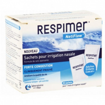 Respimer NetiFlow Pour Irrigation Nasale 30 sachets