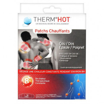 TheraPearl ThermHot 2 Patchs Chauffants Dos