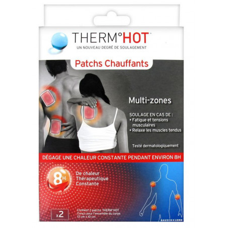 TheraPearl ThermHot 2 Patchs Chauffants Multi-Zones