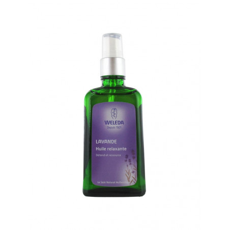 Weleda Huile Relaxante à la Lavande avec Pompe 100ml