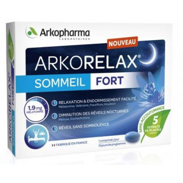 Arkopharma ArkoRelax Sommeil Fort 15 comprimés