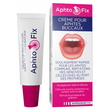 Aphto Fix Crème pour aphtes buccaux 10g