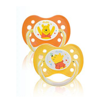 Dodie Disney Baby 2 Sucettes Anatomiques Silicone 0-6 mois Winnie A62