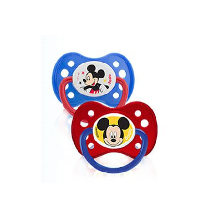 Dodie Disney Baby 2 Sucettes Anatomiques Silicone 6 Mois et + Mickey A63