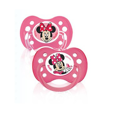 Sucette silicone +18m Minnie Dodie - 2 sucettes
