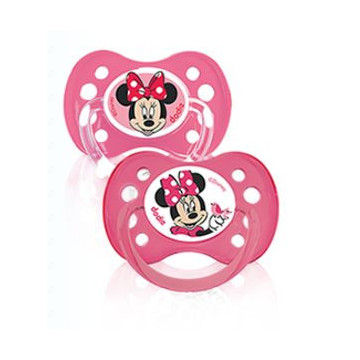 Dodie Disney Baby 2 Sucettes Anatomiques Silicone 6 Mois et + Minnie A64