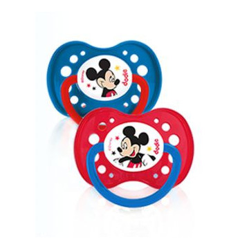 Dodie Disney Baby 2 Sucettes Anatomiques Silicone 18 Mois et + Mickey A65