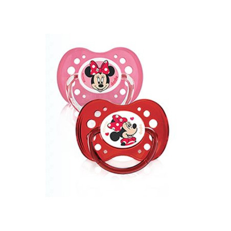 Dodie Disney Baby 2 Sucettes Anatomiques Silicone 18 Mois et + Minnie A66