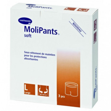 MoliPants Soft Taille L lot de 3 Boxers
