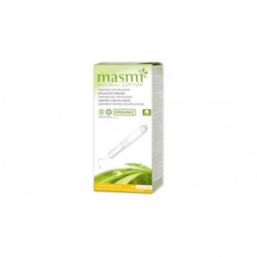 Masmi Tampons Réguliers BIO avec Applicateur 16 unités