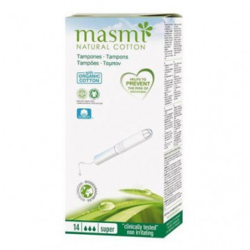 Masmi Tampons Super BIO avec Applicateur 14 unités