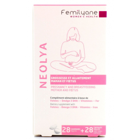 Femilyane Neolya Grossesse &amp; Allaitement 28 comprimés + 28 capsules