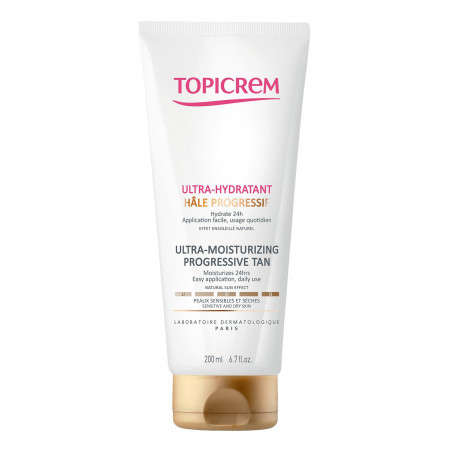 Topicrem Ultra-Hydratant Hâle Progressif Peaux Sensibles 200ml