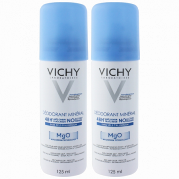 Vichy Déodorant Minéral 48H 2x125ml