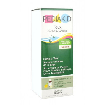 Pediakid Toux Sèche &amp; Grasse 125ml