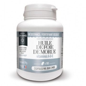 Dayang Huile de foie de Morue 180 capsules