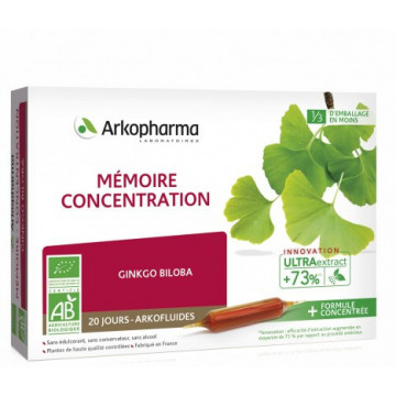 Arkofluides Mémoire-Concentration BIO 20x10ml