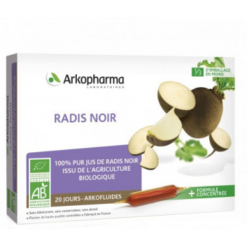 Arkofluides Radis Noir BIO 20x10ml