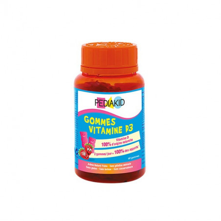 Pediakid Gommes Vitamine D3 60 Gommes