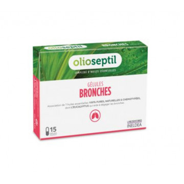 Olioseptil Bronches Huiles Essentielles 15 gélules