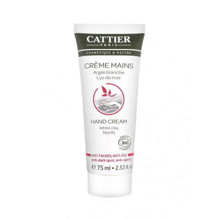 Cattier Crème Mains Anti-Taches Anti-Âge 75 ml