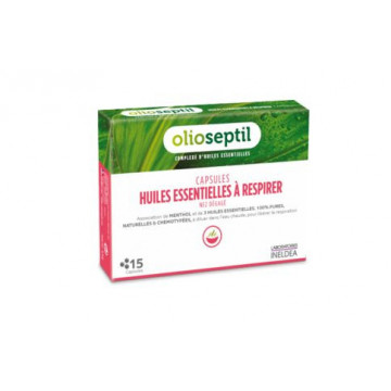 Olioseptil Huiles Essentielles à Respirer 15 capsules